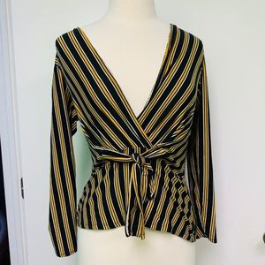 NoBo med blouse stripes